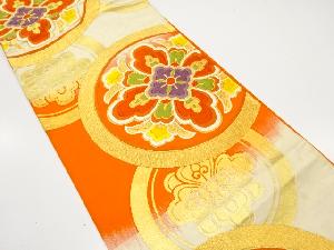 アンティーク　華紋織り出し袋帯（材料）